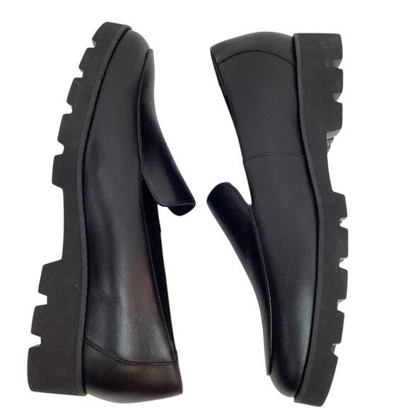 Vionic Kensley Womens 9.5 Black Leather Comfort Loafers - Picture 4 of 9